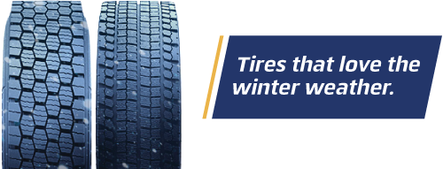 Tires that love the winter weather.