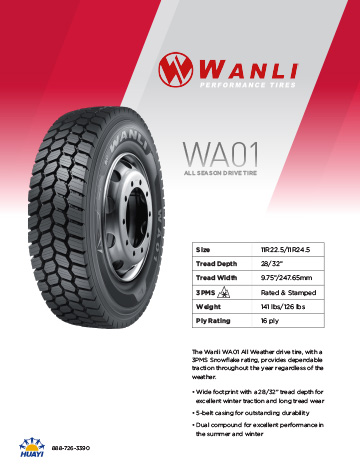 WA01 Specifications